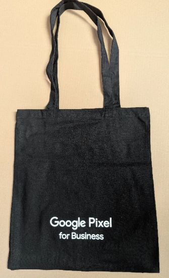 Bild von Google Pixel "for Business" Baumwolltragetasche, schwarz